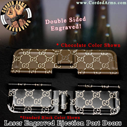 Gucci Print Laser Engraved Ejection Port Door